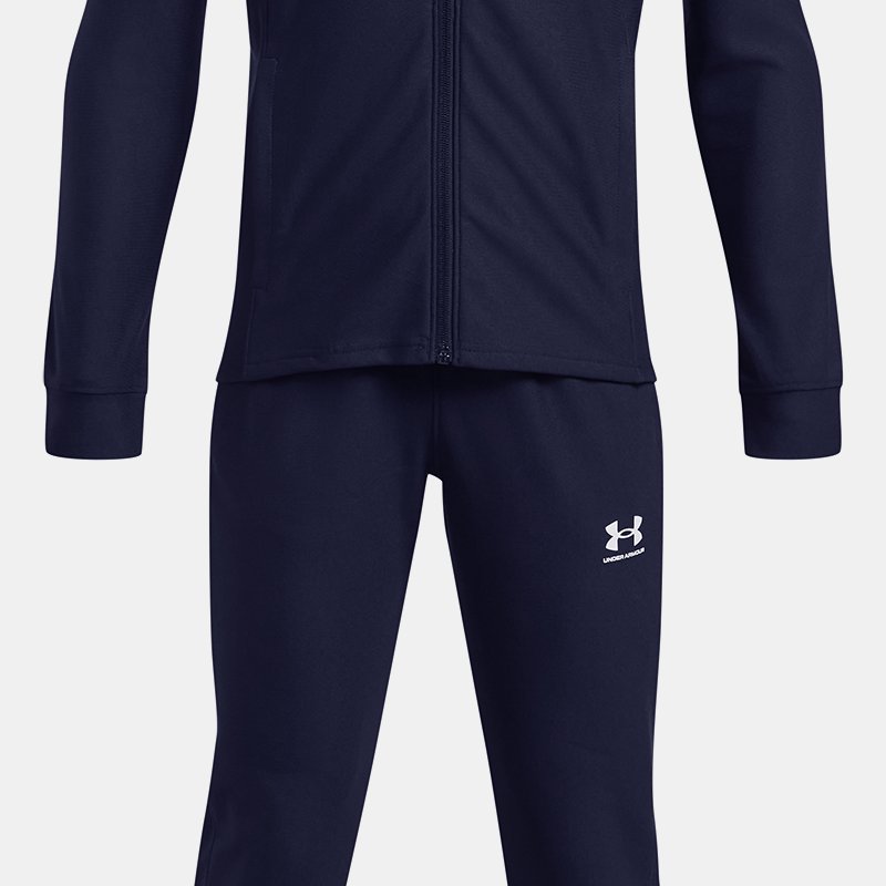 Boys'  Under Armour  Challenger Tracksuit Midnight Navy / White YXS (48 - 50 in)