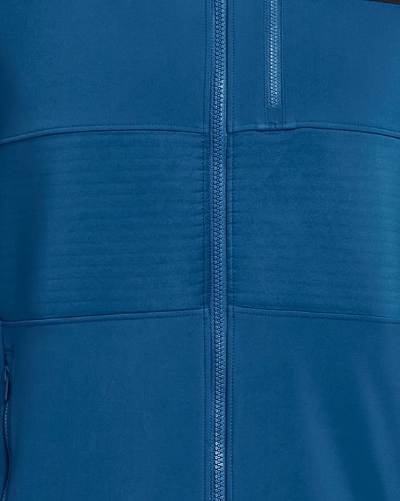 Haut entièrement zippé UA Storm Daytona pour homme, Blue, pdpMainDesktop image number 5