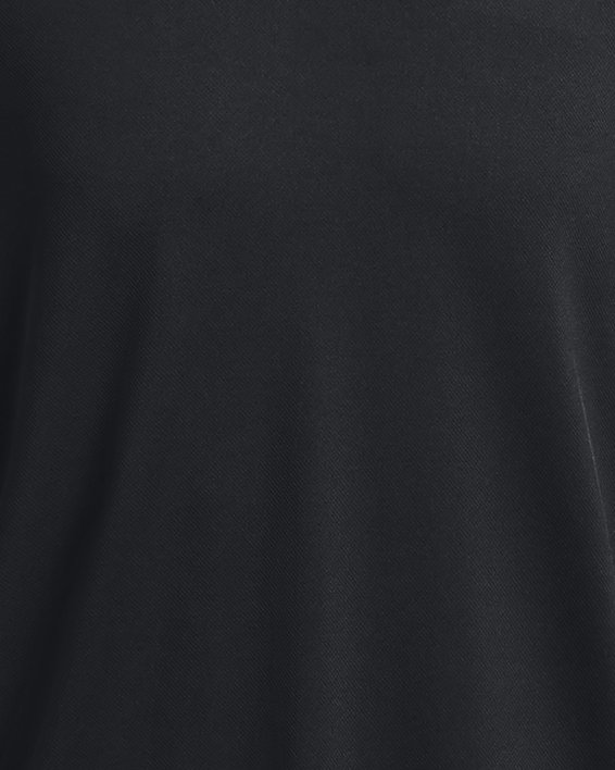 Men's UA Matchplay Long Sleeve Polo, Black, pdpMainDesktop image number 4