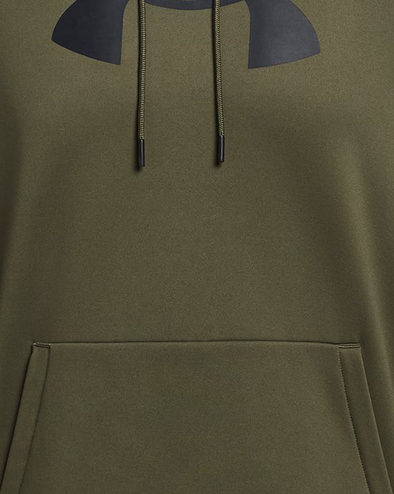 Sudadera con capucha Armour Fleece® Big Logo para hombre, Green, pdpMainDesktop image number 4
