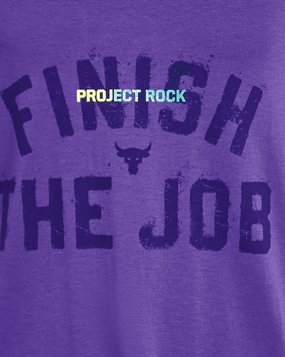 Men's Project Rock Tank in Purple image number 4