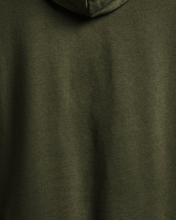 Sudadera con capucha de tejido Fleece UA Rival para hombre, Green, pdpMainDesktop image number 5