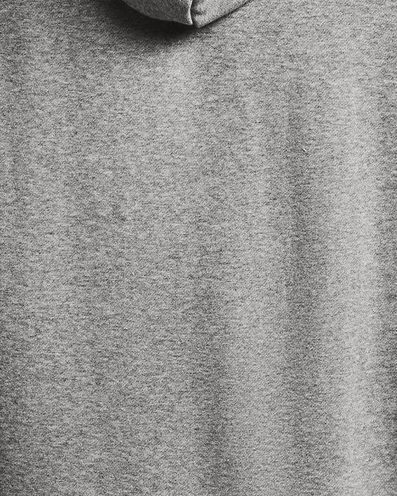 Sudadera con capucha de tejido Fleece y logotipo UA Rival para hombre, Gray, pdpMainDesktop image number 5