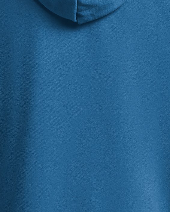 Sudadera con capucha UA Rival Fleece Logo para hombre, Blue, pdpMainDesktop image number 4