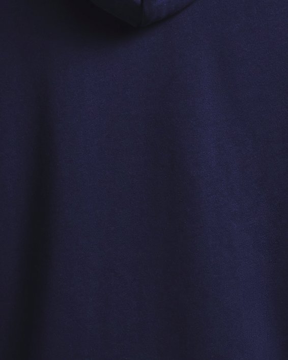 Sudadera con capucha de tejido Fleece y logotipo UA Rival para hombre, Blue, pdpMainDesktop image number 5