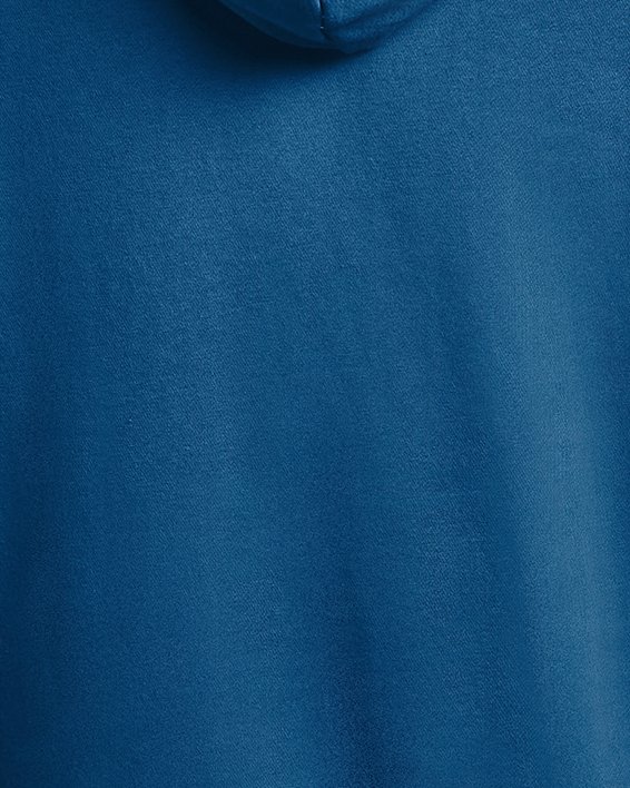 Sudadera con capucha UA Rival Fleece Logo para hombre, Blue, pdpMainDesktop image number 5