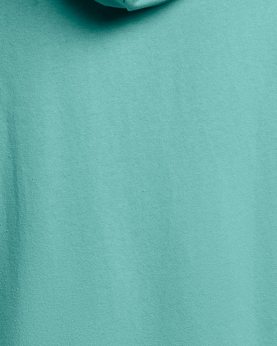 Sudadera con capucha de tejido Fleece y logotipo UA Rival para hombre, Green, pdpMainDesktop image number 4