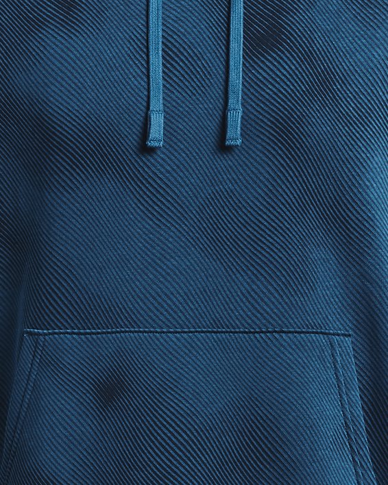 Sudadera UA Rival Fleece Printed para Hombre, Blue, pdpMainDesktop image number 4