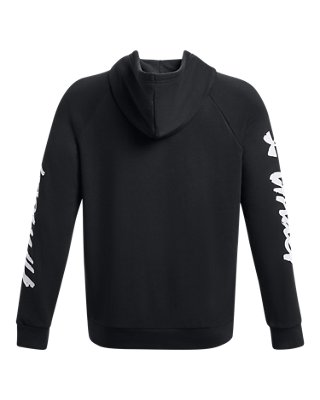 Sudadera UA Rival Fleece Graphic para hombre, Black, pdpMainDesktop image number 5