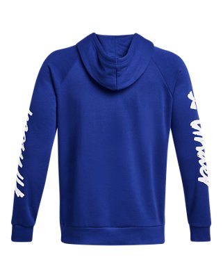 Sudadera UA Rival Fleece Graphic para hombre, Blue, pdpMainDesktop image number 5