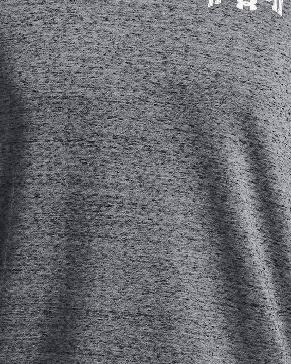 Camiseta UA Rival Terry Logo para hombre, Gray, pdpMainDesktop image number 4