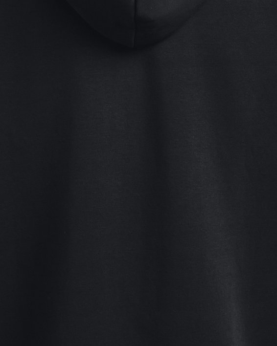 Sudadera con capucha y cremallera completa de tejido Fleece UA Rival para hombre, Black, pdpMainDesktop image number 5