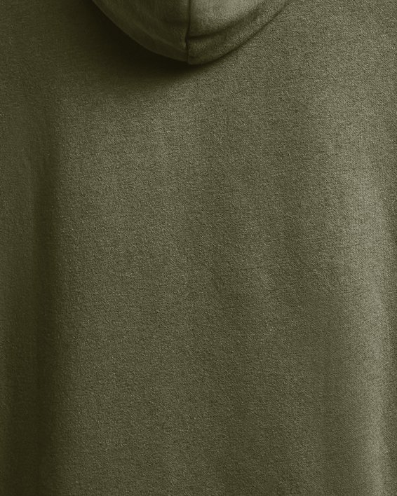 Men's UA Rival Fleece Full-Zip Hoodie, Green, pdpMainDesktop image number 5