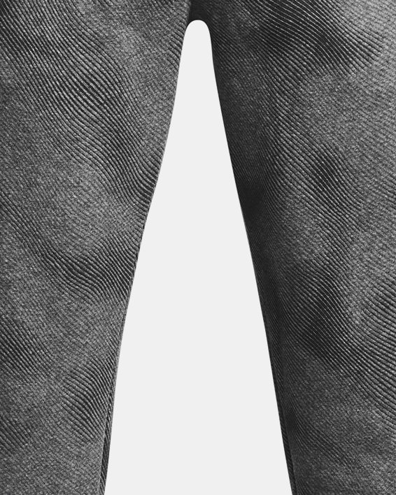 Men's UA Rival Fleece Printed Joggers, Gray, pdpMainDesktop image number 4