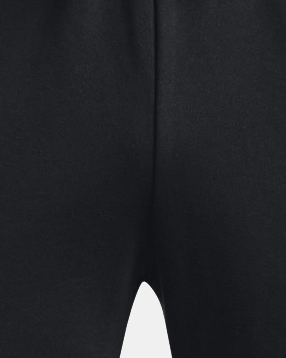 Short UA Rival Fleece pour homme, Black, pdpMainDesktop image number 4