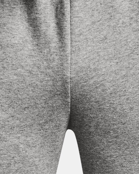 Herren UA Rival Fleece Shorts, Gray, pdpMainDesktop image number 4