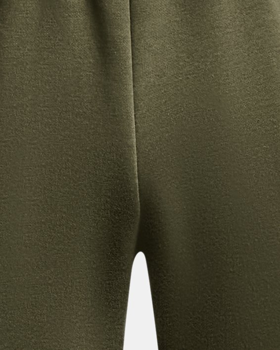 Shorts UA Rival Fleece da uomo, Green, pdpMainDesktop image number 4
