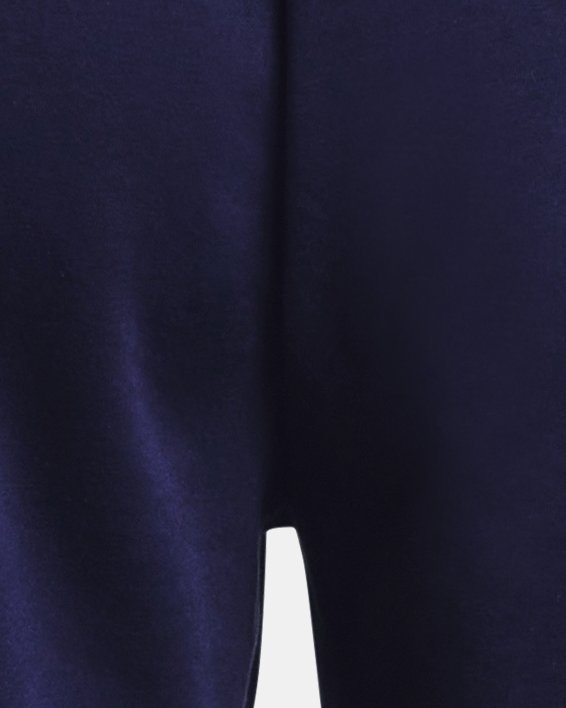 Men's UA Rival Fleece Shorts in Blue image number 5