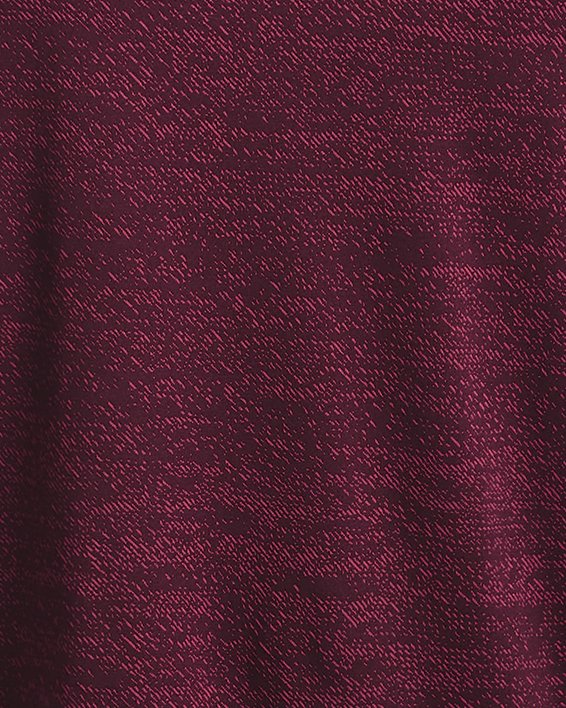 UA Tech Vent Jacquard SS in Maroon image number 5