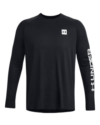 Men's UA Tech&trade; Print Fill Long Sleeve image number 4