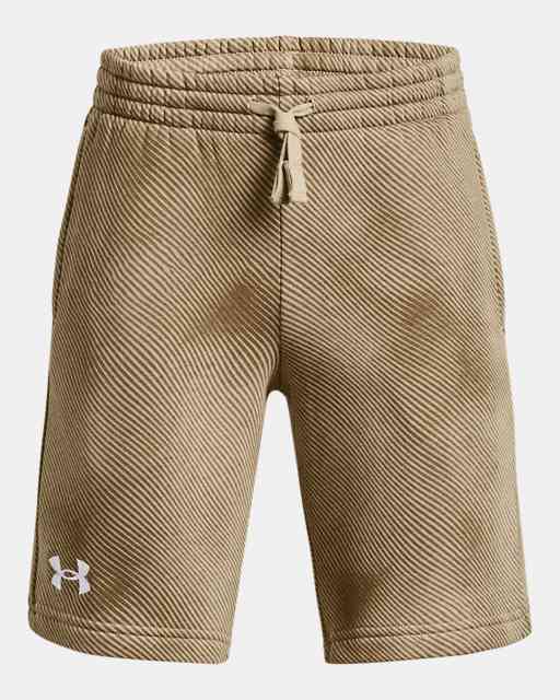 Boys' UA Rival Fleece Printed Shorts