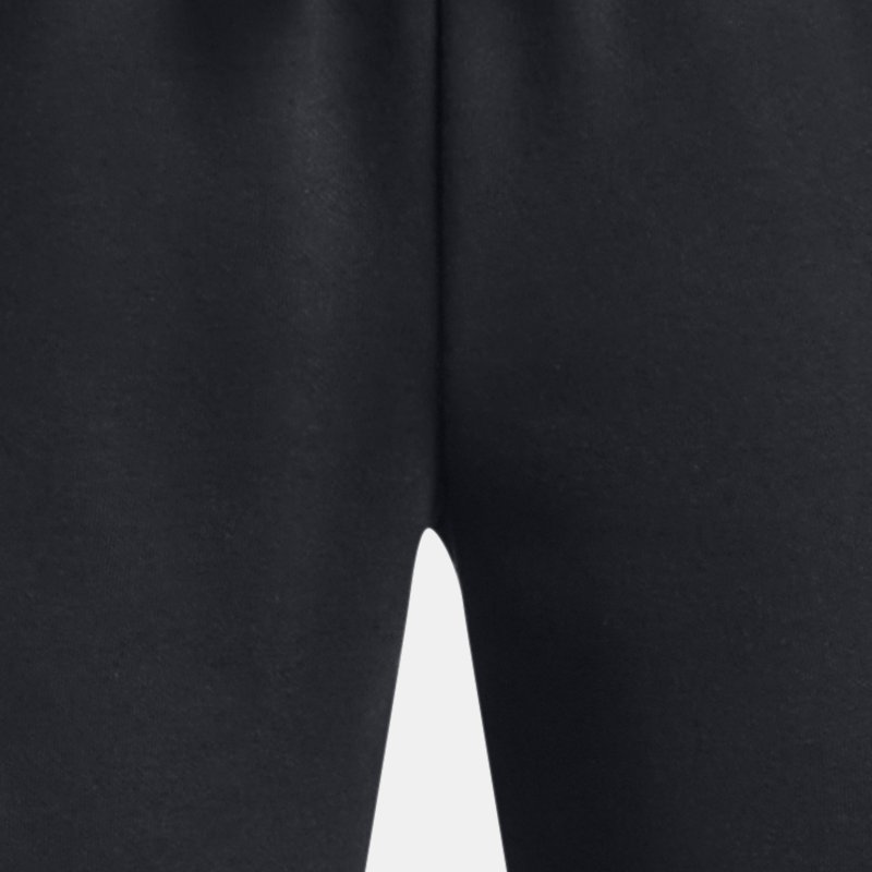 Pantalón corto Under Armour Rival Fleece para niño Negro / Blanco YXS (122 - 127 cm)