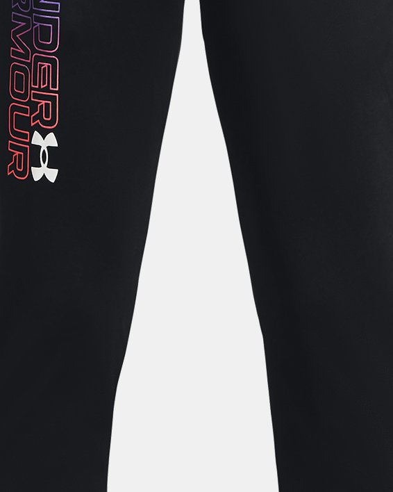Boys' Armour Fleece® Graphic Joggers, Black, pdpMainDesktop image number 0