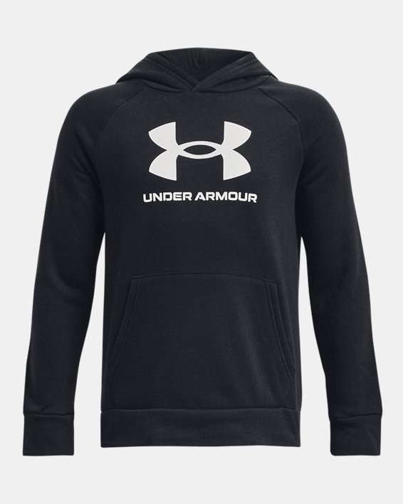 Under Armour Junior Rival Fleece Big Logo Hoodie - Black Under Armour Junior Rival Fleece Big Logo Hoodie - Black