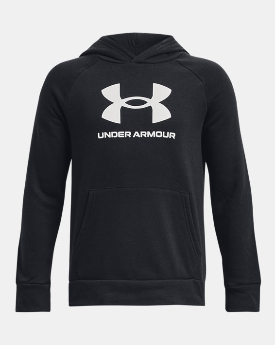 Boys' UA Rival Fleece Big Logo Hoodie