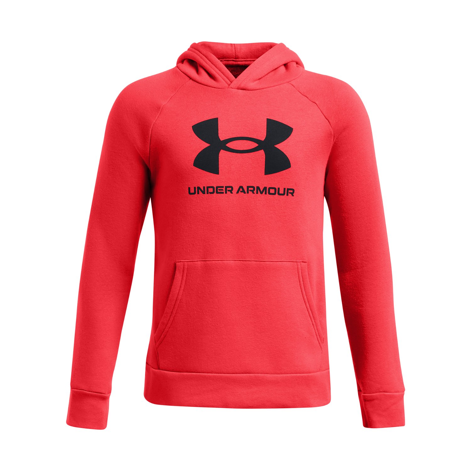 Felpa con cappuccio UA Rival Fleece Big Logo da ragazzo Under Armour