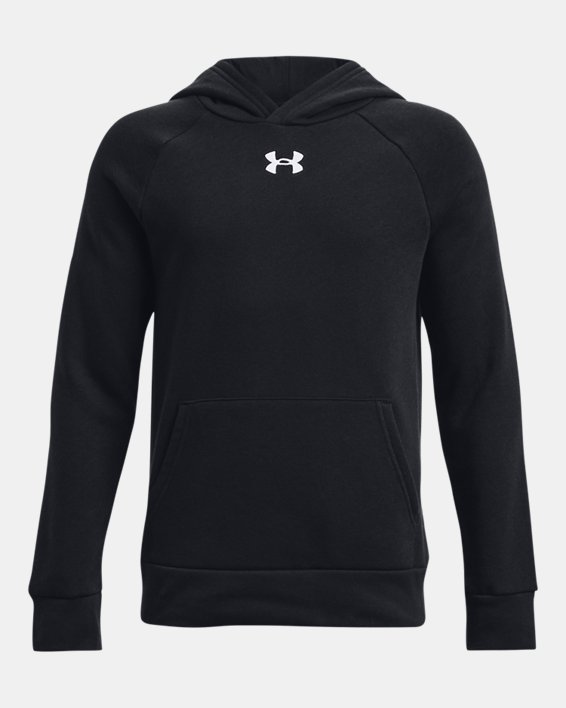 Under Armour Rival Fleece Junior Golf Hoodie - Navy/White Under Armour Rival Fleece Junior Golf Hoodie - Navy/White