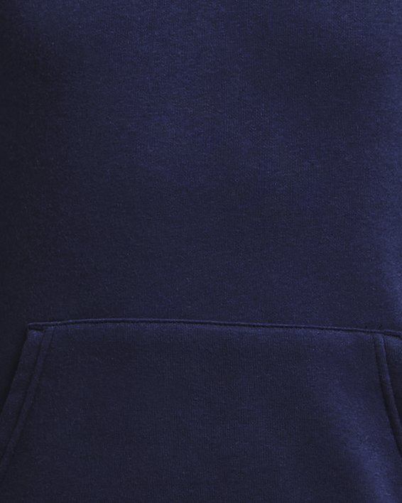 Bluza chłopięca z kapturem UA Rival Fleece, Blue, pdpMainDesktop image number 0