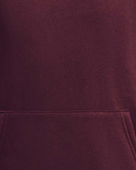 Bluza chłopięca z kapturem UA Rival Fleece, Maroon, pdpMainDesktop image number 0