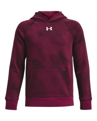 Boys' UA Rival Fleece Printed Hoodie