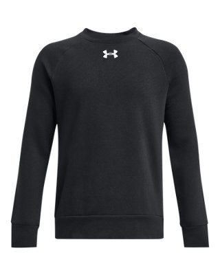 Sudadera UA Rival Fleece para ni&ntilde;o, Black, pdpMainDesktop image number 0