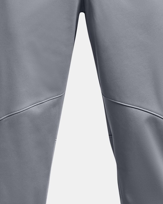 Men's UA Unstoppable Bonded Tapered Pants, Gray, pdpMainDesktop image number 7