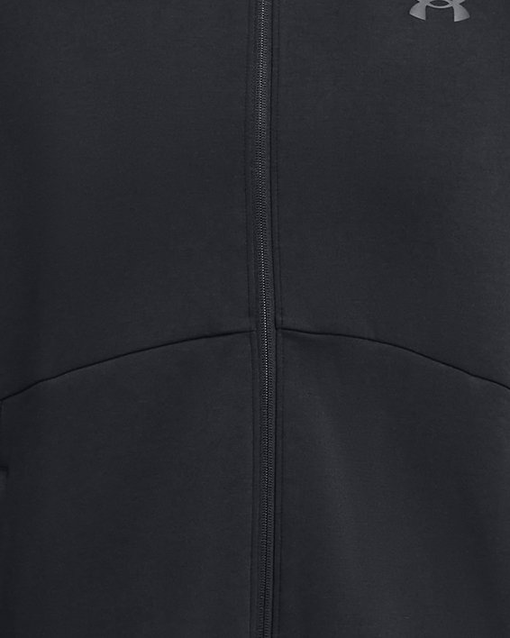 Sudadera con cremallera completa UA Unstoppable Fleece para hombre, Black, pdpMainDesktop image number 4