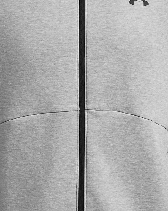 Herenshirt UA Unstoppable Fleece met volledige rits, Gray, pdpMainDesktop image number 5