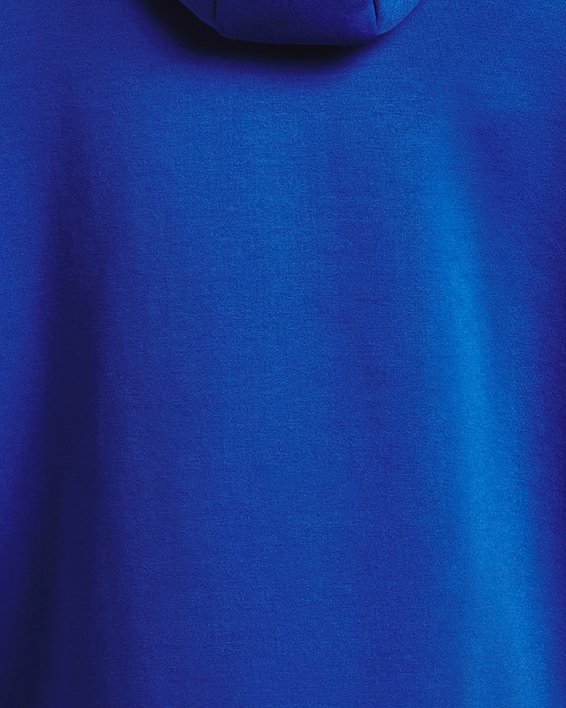 Men's UA Unstoppable Fleece Hoodie, Blue, pdpMainDesktop image number 5