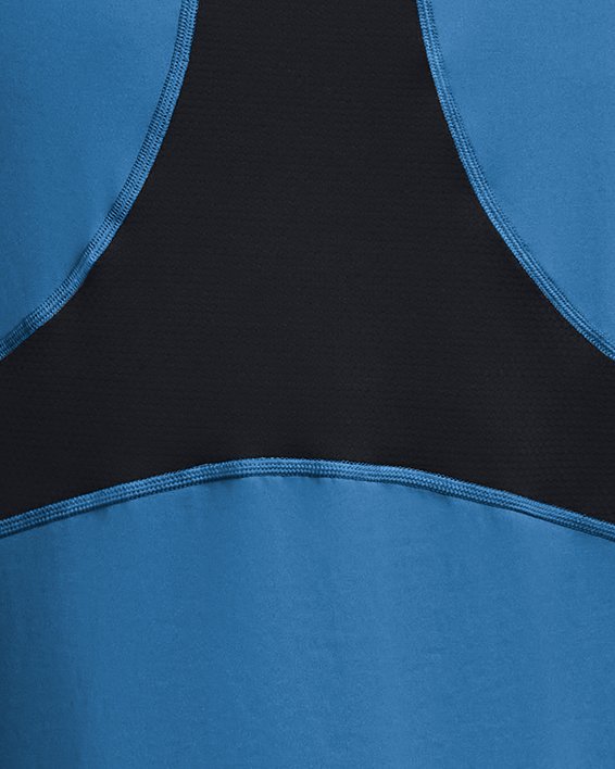 Men's UA RUSH™ SmartForm 2.0 Short Sleeve in Blue image number 4