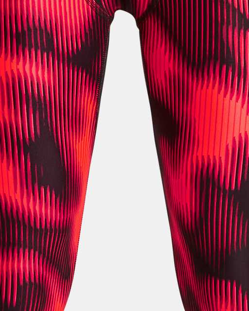 UNDER ARMOUR Boy's YOUTH LARGE Fitted COLDGEAR Leggings Brand New Red  1366374