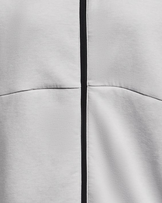 Women's UA Unstoppable Fleece Full-Zip, Gray, pdpMainDesktop image number 6