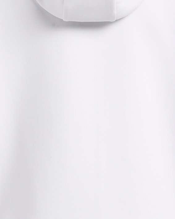 Women's UA Unstoppable Fleece Full-Zip, White, pdpMainDesktop image number 5