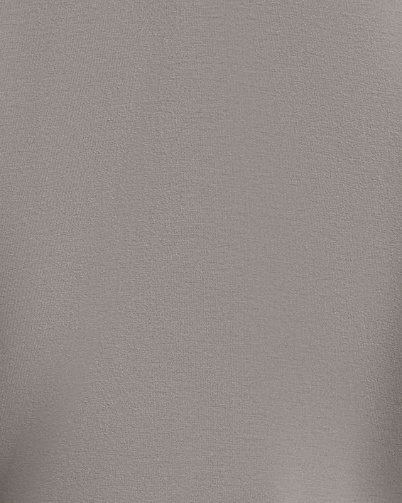 UA Unstoppable Fleece-Croptop mit Rundhalsausschnitt für Damen, Gray, pdpMainDesktop image number 7