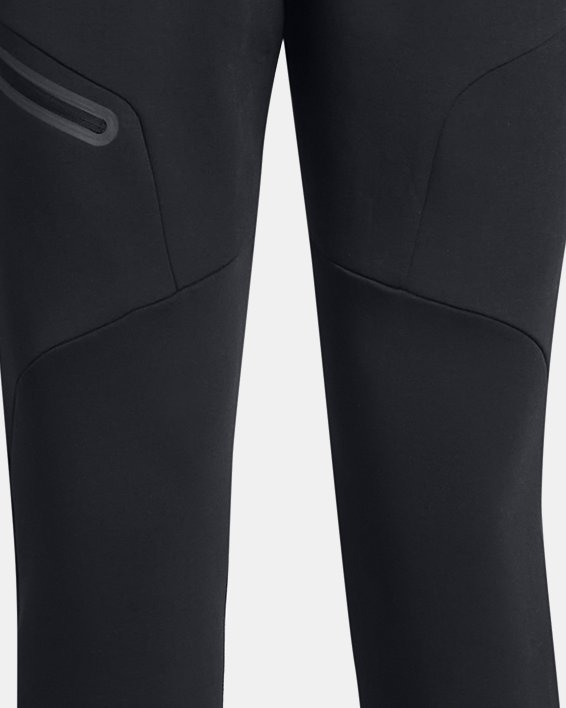Women's UA Unstoppable Fleece Joggers in Black image number 5