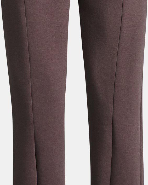 Pantalon fendu UA Unstoppable Fleece pour femme, Gray, pdpMainDesktop image number 4