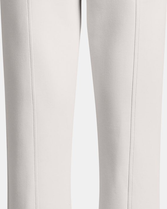 Pantaloni UA Unstoppable Fleece Split da donna, White, pdpMainDesktop image number 6