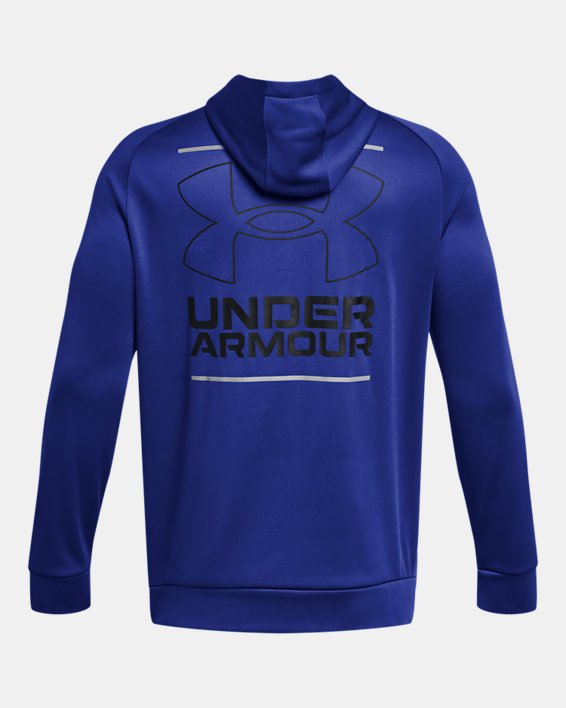 Under Armour Men's Armour Fleece Graphic Hoodie - Blue, Sm