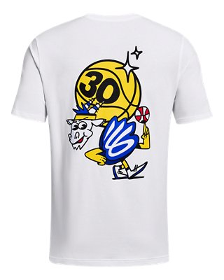 Men's Curry Dub GOAT Short Sleeve image number 5