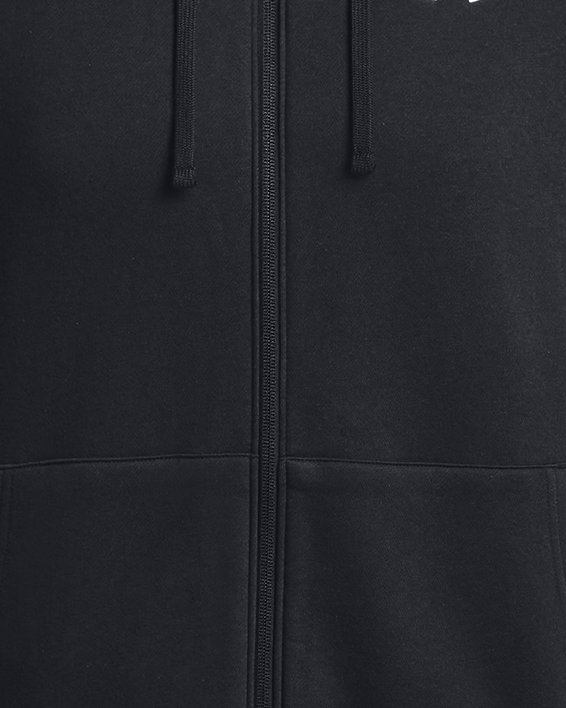 Sudadera UA Rival Fleece para Hombre, Black, pdpMainDesktop image number 4
